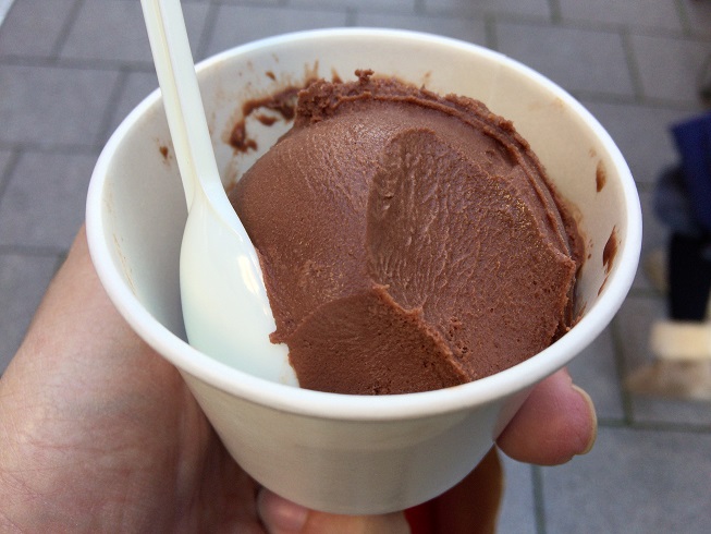 ダークチョコレートのアイス