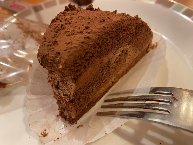 サイゼリアのチョコレートケーキ